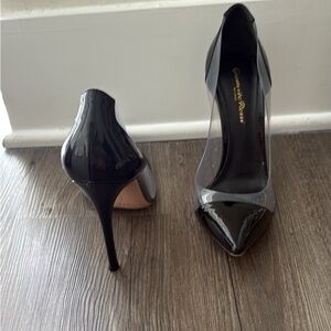 Gianvito Rossi Black Patent Leather Heels